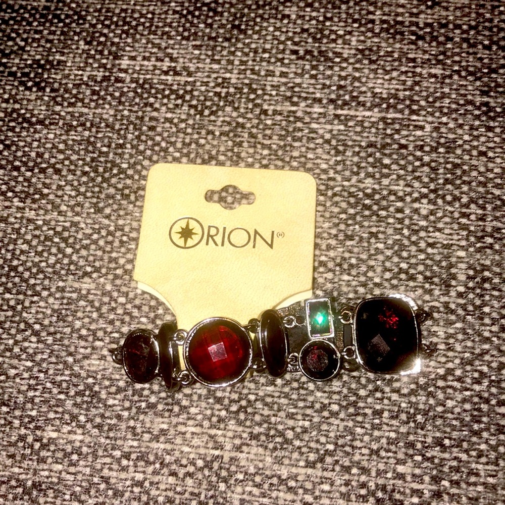 Orion Red Jeweled Bracelet